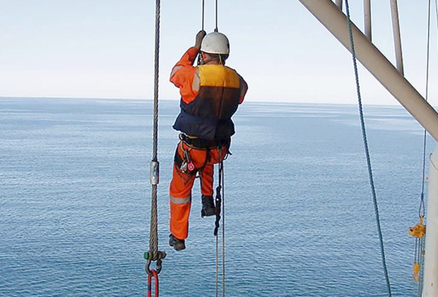Offshore Oil Gas Aerial Rigging